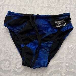 Speedo Endurance + Competituve Swimming Training Briefs Bathing Suit Size 24